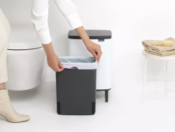 Brabantia - Контейнер для мусора Bo Touch Hi 12л белый / артикул   227240  / GTIN 8710755227240