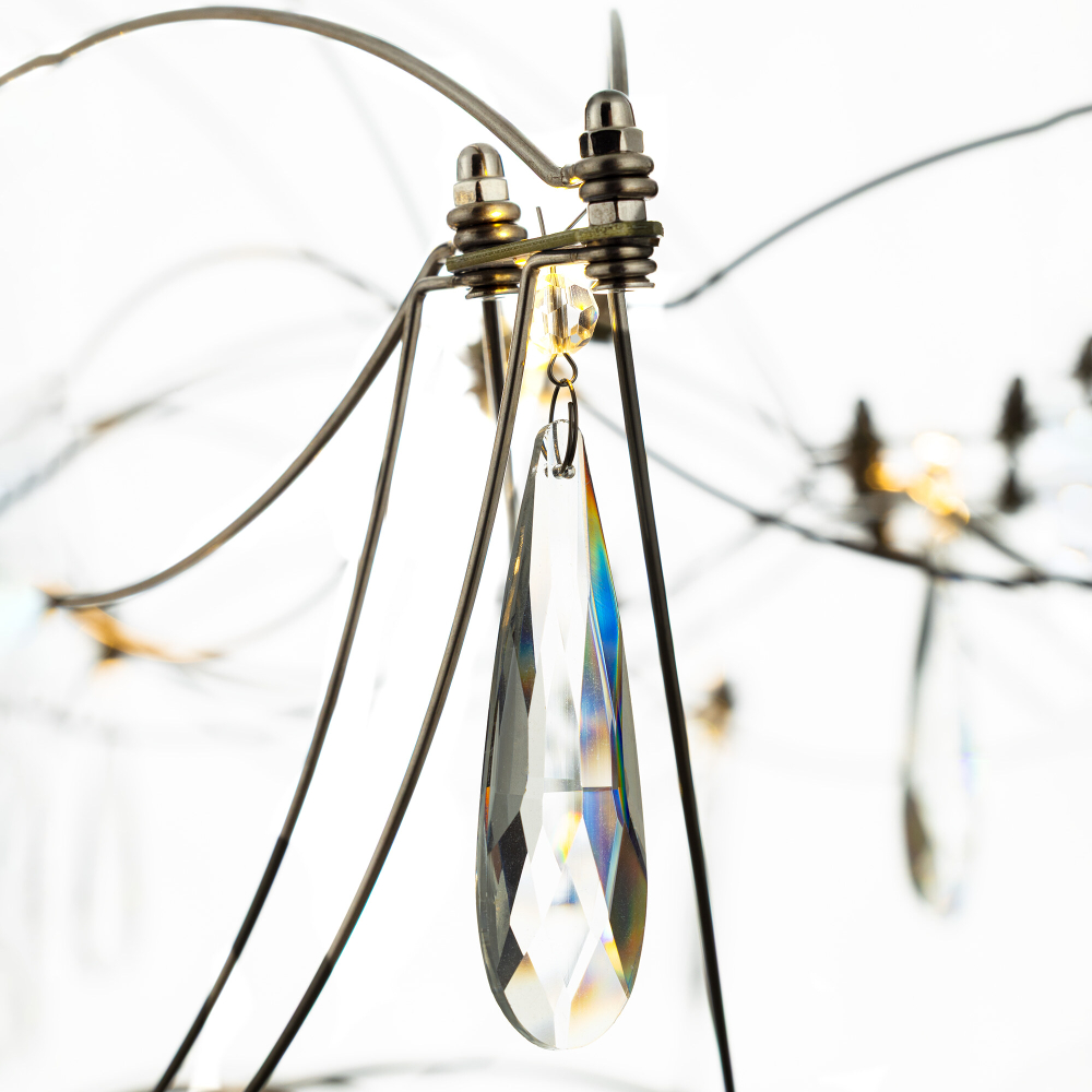 Citilux ASTER CL208010 LED Хрустальная люстра с пультом