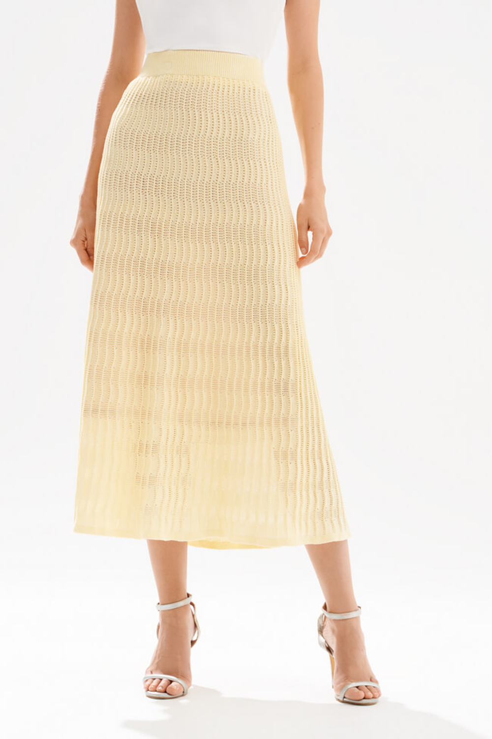 4949 Юбка женская (желтый)