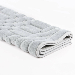 Набор ковриков 2шт Arya home Berceste серый