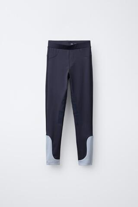 ZARA ЛЕГГИНСЫ ДЛЯ ВЕРХОВОЙ ЕЗДЫ, СЕРЫЙ