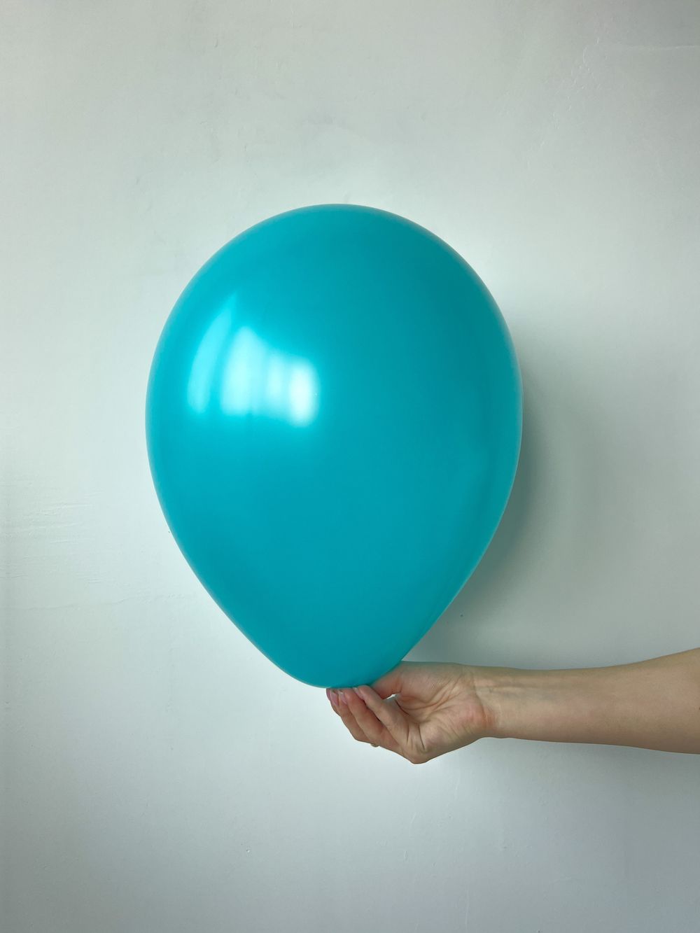 S Шар пастель 12'' / 30 см №28 карибская бирюза Синяя бирюза (БГ-17) 