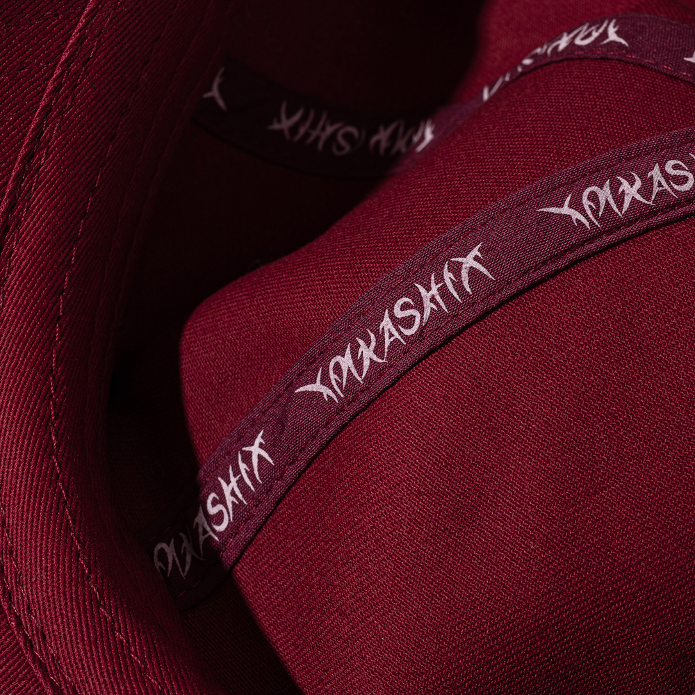 Кепка YMKASHIX HELLCOME бордовый