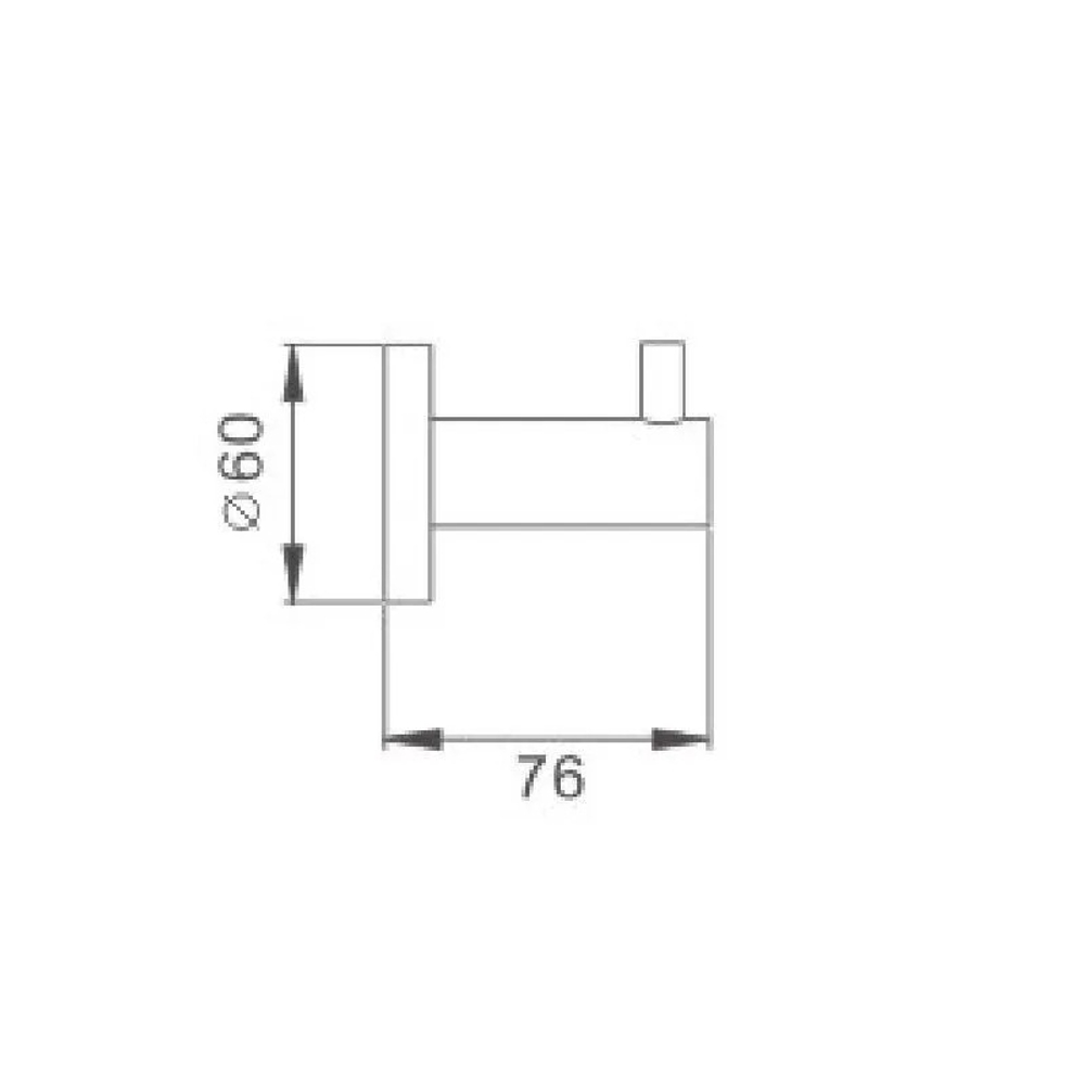 Крючок для ванной Haiba HB8305-1