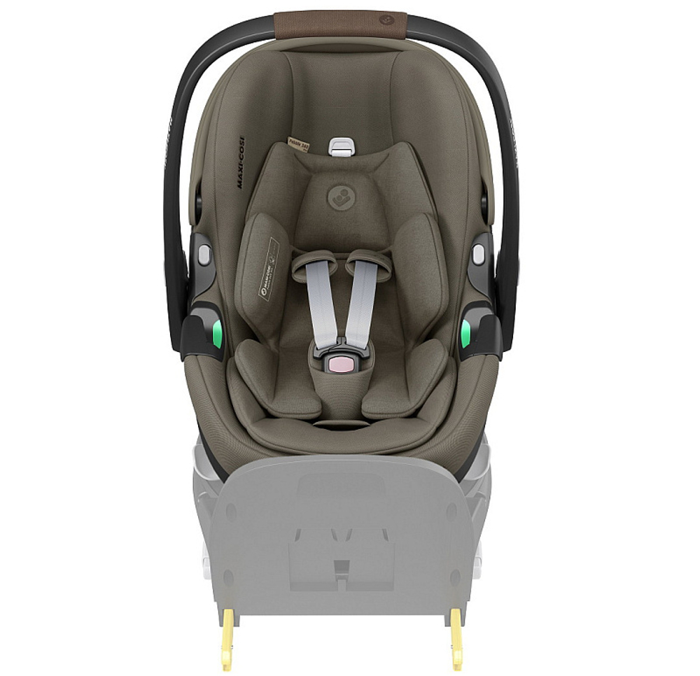 Автокресло Maxi-Cosi Pebble 360 Pro 0-13 кг с базой Family Fix 360 Prо 8052470111 Twillic Truffle/сер.беж (2024)