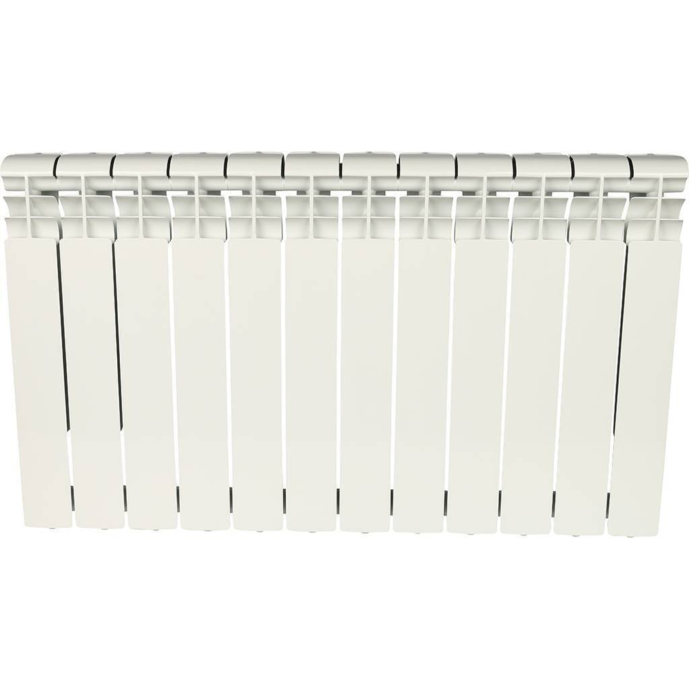 ROMMER AL500-80-80-100 12 секции радиатор алюминиевый (RAL9016)