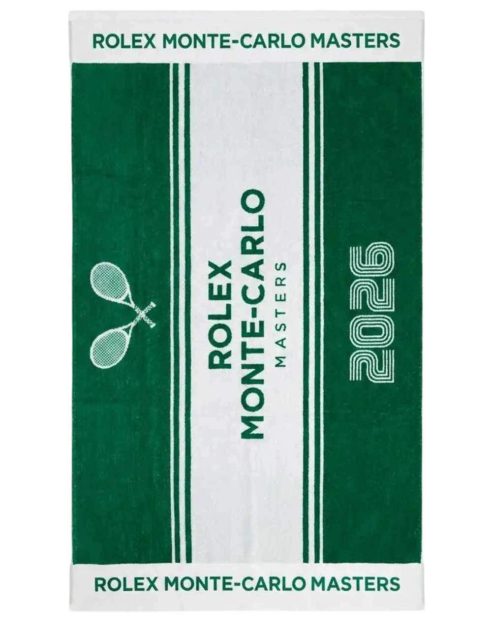 Теннисное полотенце Monte-Carlo Rolex Masters Jacquard - green/white