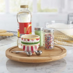 Kitchen Craft Вращающаяся пластина 25 см бамбук