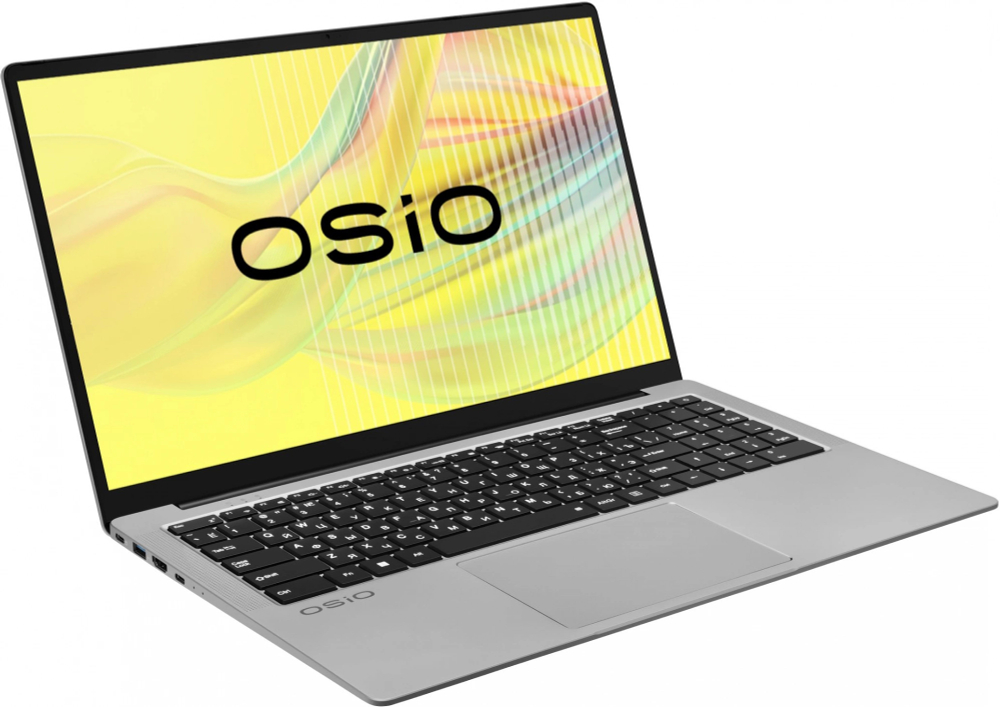 Ноутбук  OSIO FocusLine F160a-004 16.1 ", Ryzen 5, 8 Гб RAM, 512 Гб SSD, Radeon Graphics, Серый