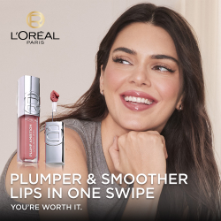 L’Oreal Paris Plump Ambition - Блеск для губ с гиалуроновой кислотой, придающий объем оттенок 390 Cherry Cherie, 5 ml