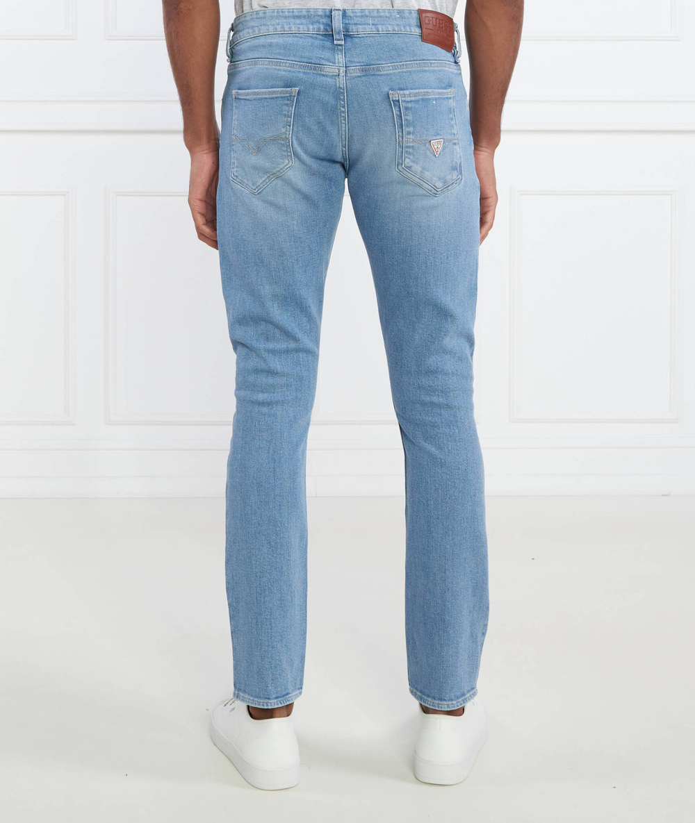 джинсы miami GUESS - голубой(M2YAN1 D4Q43)