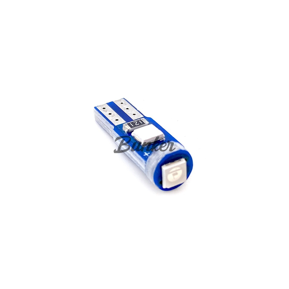 Светодиодная габаритная лампа TaKiMi T5-2835-3SMD-12V (синий)