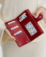 Кошелек 017 12 красный