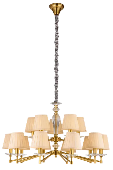 8686/10+5LT BRASS (1/10) Люстра Veneto Luce