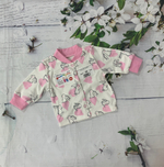 Кофта дл.рукав "Зайка на сердце" (интер) (Карапуззики) (Размер: 80)