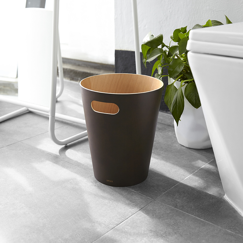 Корзина для мусора Woodrow эспрессо, Umbra