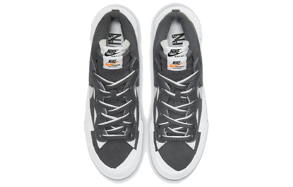 Кроссовки Sacai X Nike Blazer Low "Iron Grey"