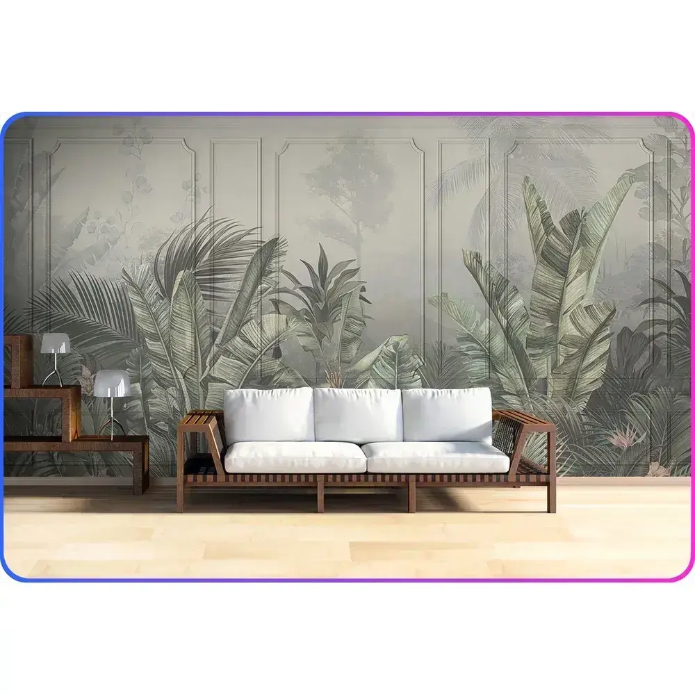 Фотообои на стену Тропические листья 500х270 см Luxury Walls AM39005