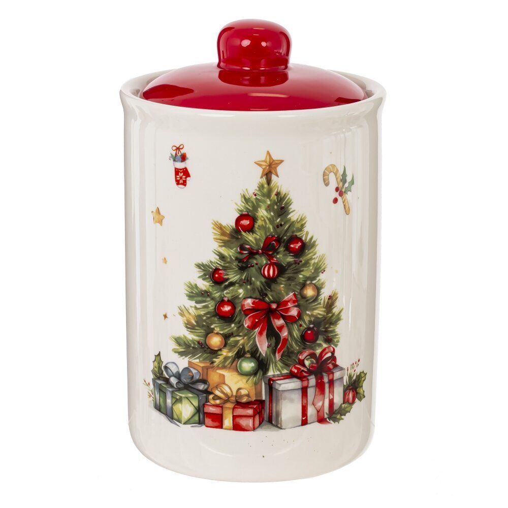 GAEM Ёмкость для сыпучих продуктов "Елочка", 680 мл, L10 W10 H16 см