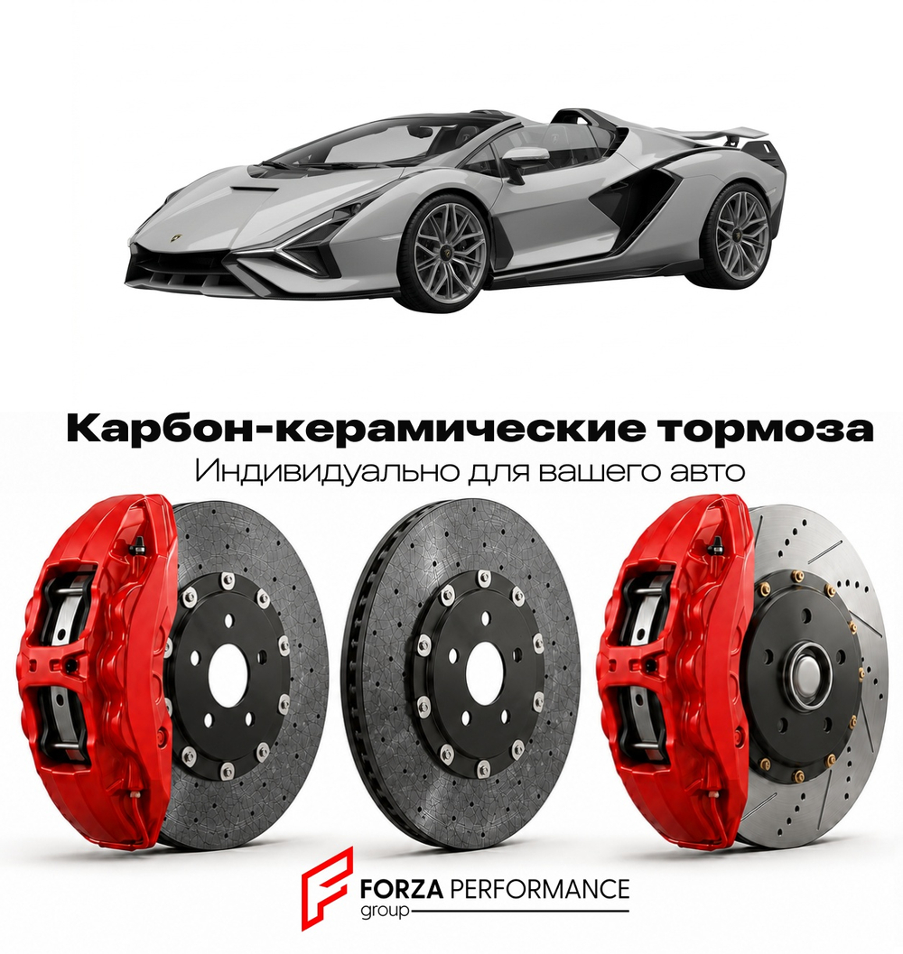 Карбон-керамическая тормозная система для Lamborghini Sian Roadster 2020-2021 Ламборгини