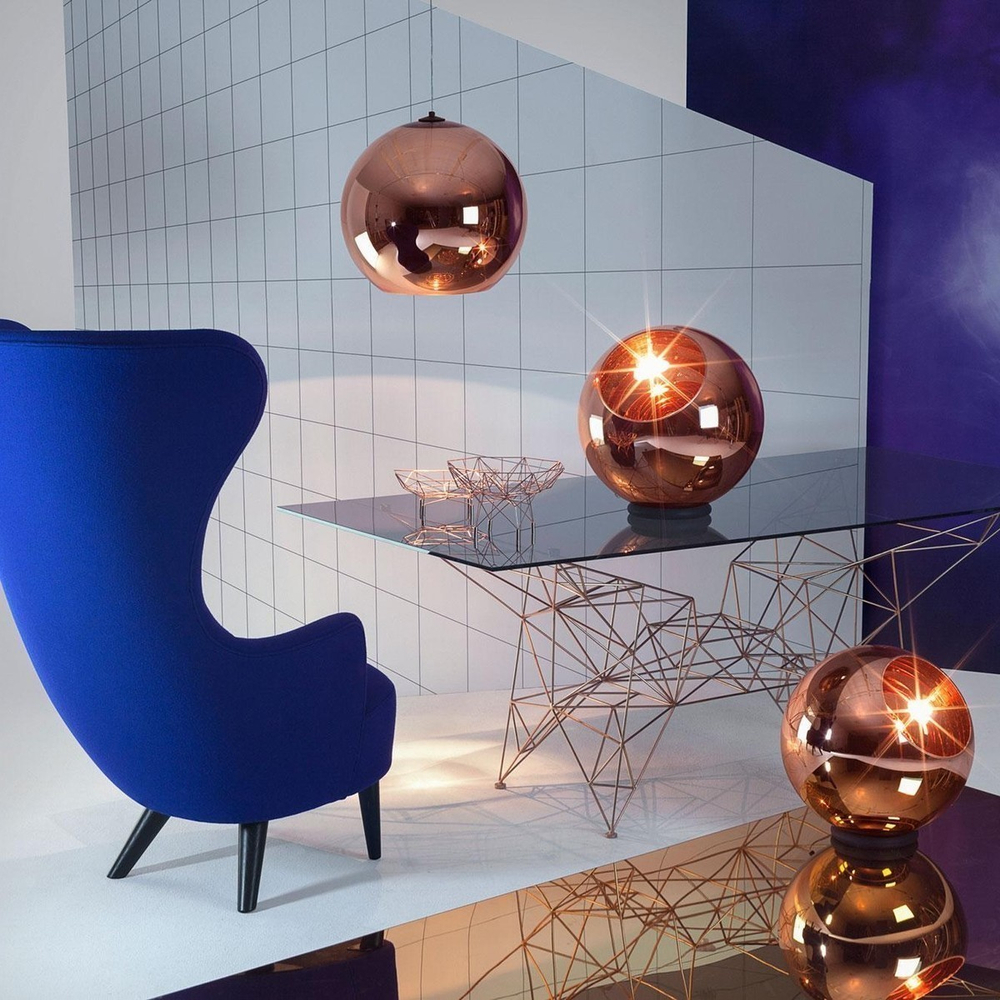Подвесной дизайнерский светильник  Copper Shade by Tom Dixon (бронзовый)