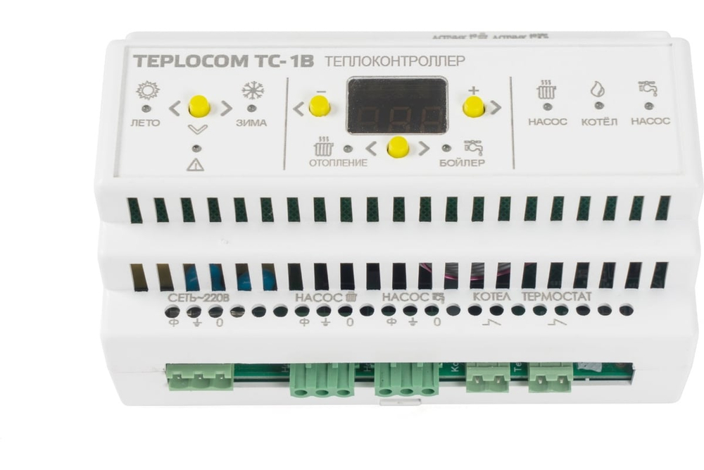 Теплоконтроллер для систем отопления TEPLOCOM Бойлер TC-1B