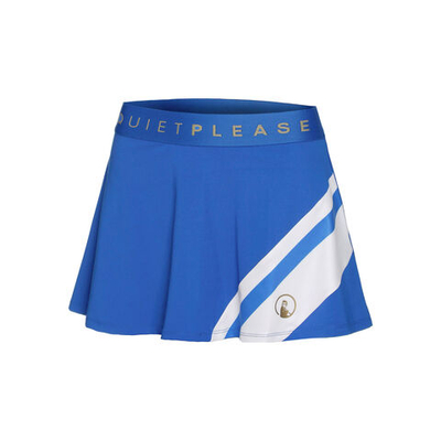 Женская теннисная юбка Quiet Please Retro Stripe Bounce Skirt Women - Blue