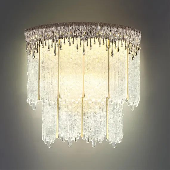 5091/20WL L-VISION ODL25 563 золотой/прозрачный/стекло Бра LED 20W 3700K 1506Лм CLEO