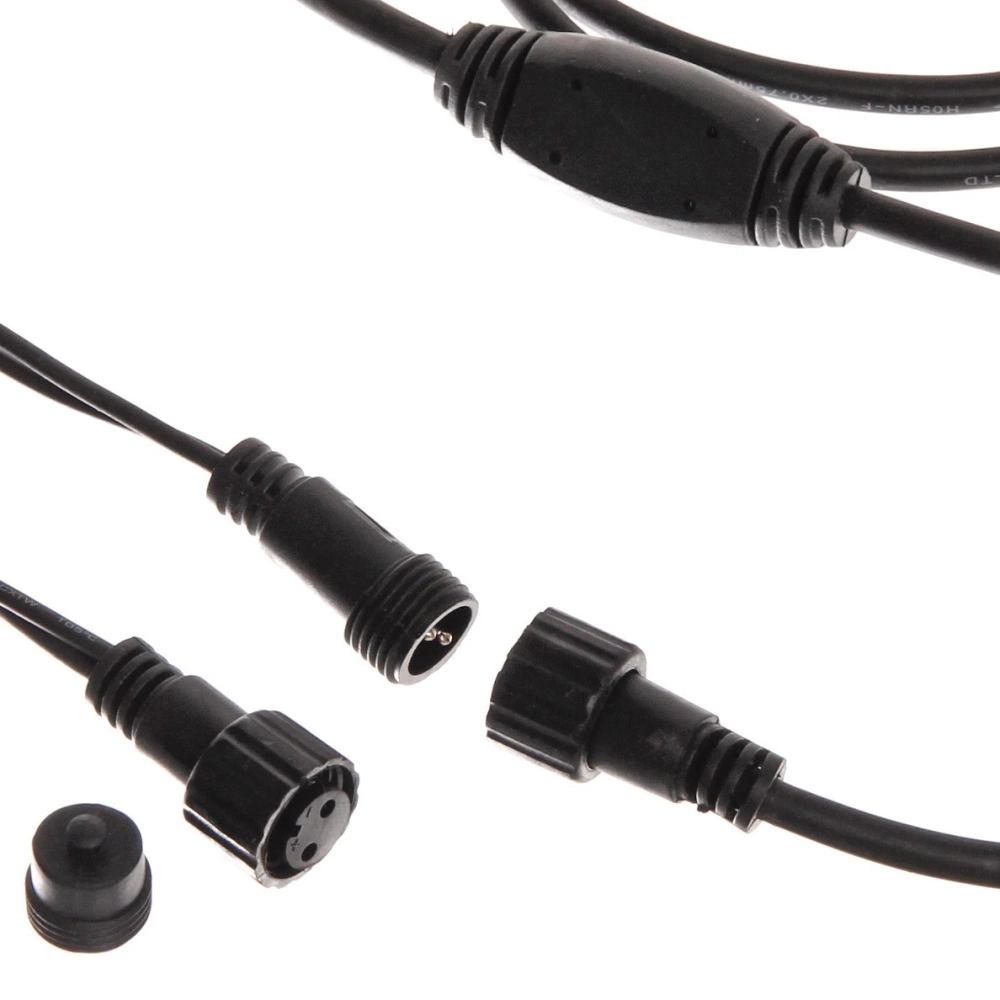 Гирлянда для улицы БАХРОМА «Мерцание» ш5м* в40/60см 180 ламп LED, черный провод, IP-65, Мультицвет (возможность соединения)