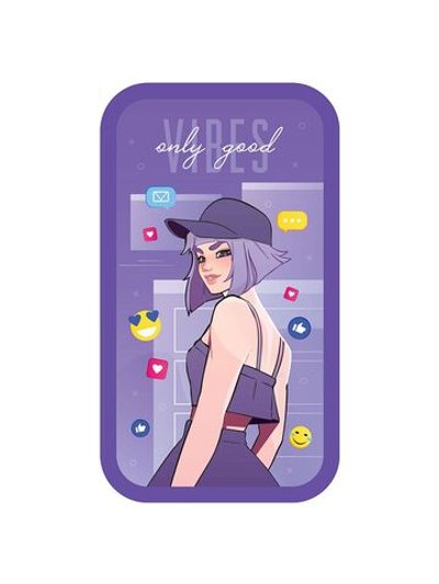 Пенал 3 отделения, 190*110 ArtSpace "Good Vibes", ламинированный картон