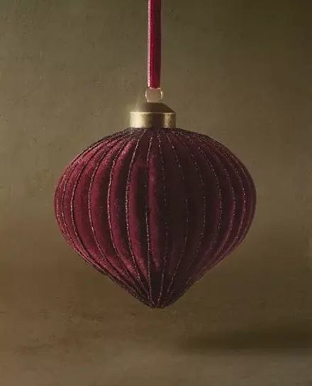 ZARA HOME ЕЛОЧНОЕ УКРАШЕНИЕ В ФОРМЕ ШАРА