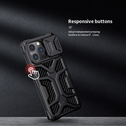 Противоударный чехол от Nillkin с защитной шторкой для камеры на iPhone 13 Pro, серии Adventurer Pro Case