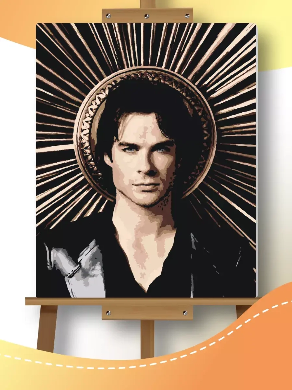 Картина по номерам Деймон