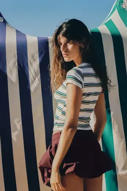 ZARA ФУТБОЛКА В ПОЛОСКУ, ПОЛОСКИ