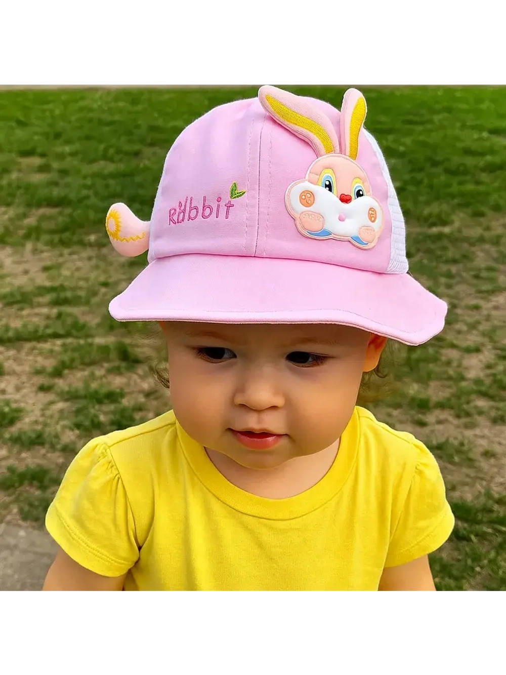 Панама для девочки зайчик