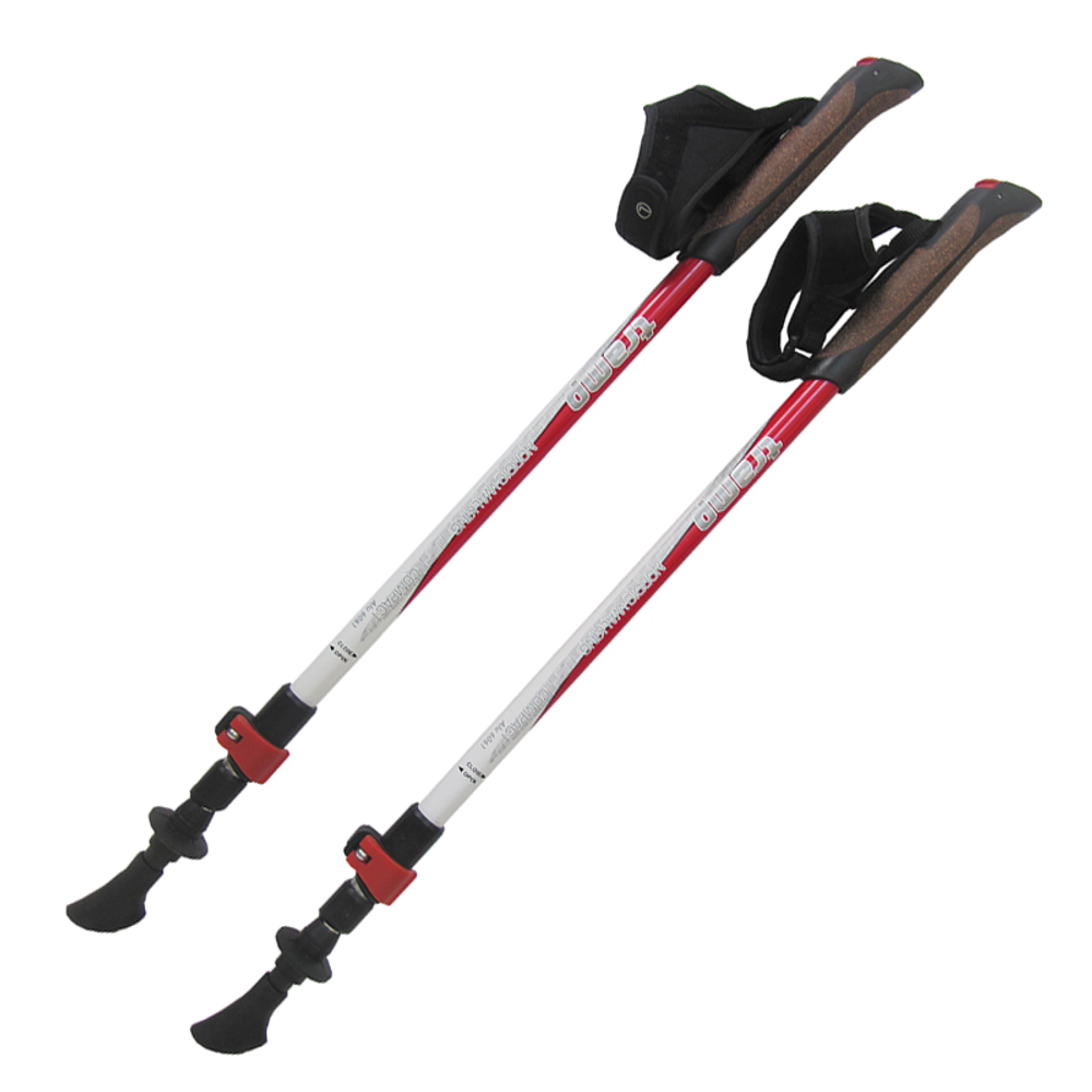 Tramp палки для скандинавской ходьбы Compact (красный-белый)