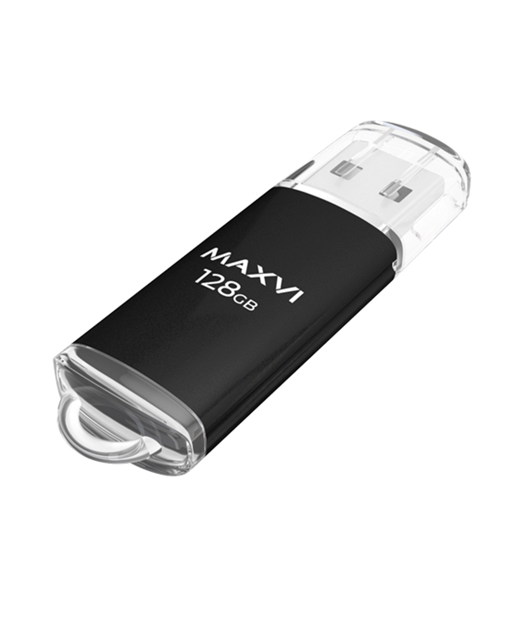 Карта памяти Maxvi USB MP 128GB black (FD128GBUSB20C10MP)