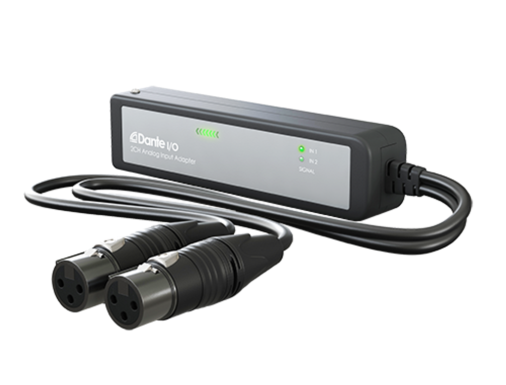 CVGAUDIO EASYCONN 2A-D Конвертер двух каналов аналогового сигнала аудио на разъемах 2xXLR(f) в цифровую сеть DANTE.