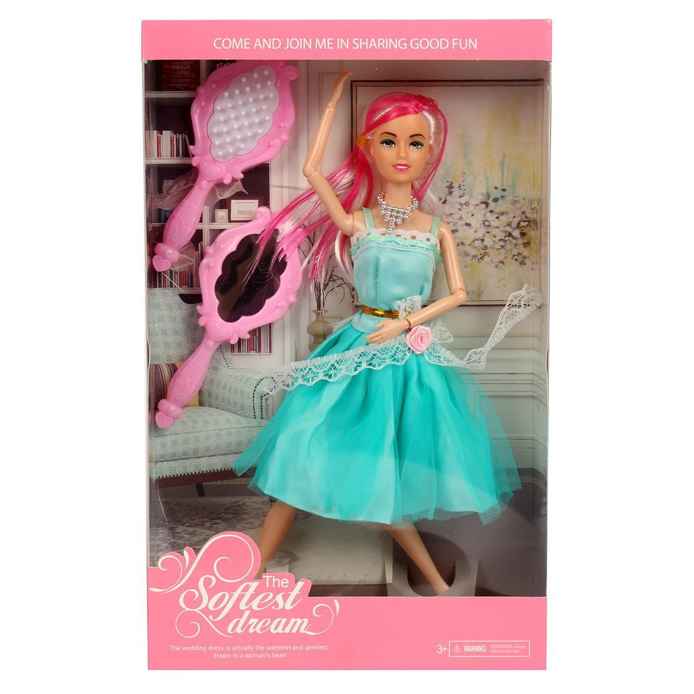 Кукла тип Модель на шарнирах с аксессуарами, коробка PZ020C3