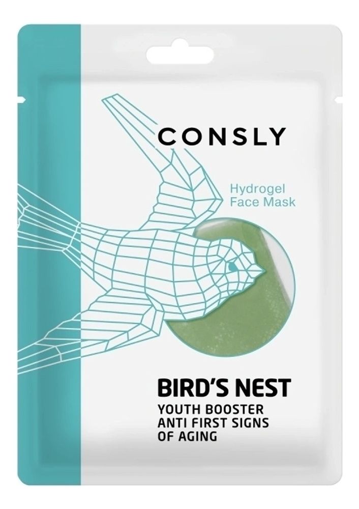 Consly Hydrogel Bird’s Nest Face Mask гидрогелевая маска с экстрактом ласточкиного гнезда