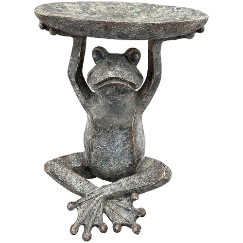 Декор "Лягушка с блюдом" сидящая 23x17x29,5см