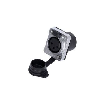 Adam Hall K4PXF3IP65 - разъем XLR (F), 3-pin, IP65, панельный