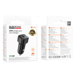 Автомобильное зарядное устройство Borofone BZ34A PD20W QC3.0 (black)