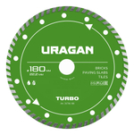 URAGAN TURBO 180 мм, диск алмазный отрезной сегментированный (36706-180)