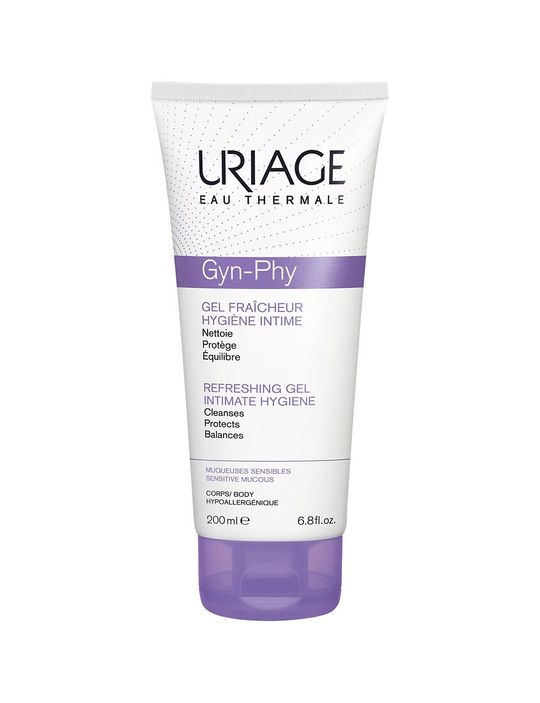 Uriage Gyn-Phy Refreshing Gel Intimate Hygiene Освежающий гель для интимной гигиены, 200 мл