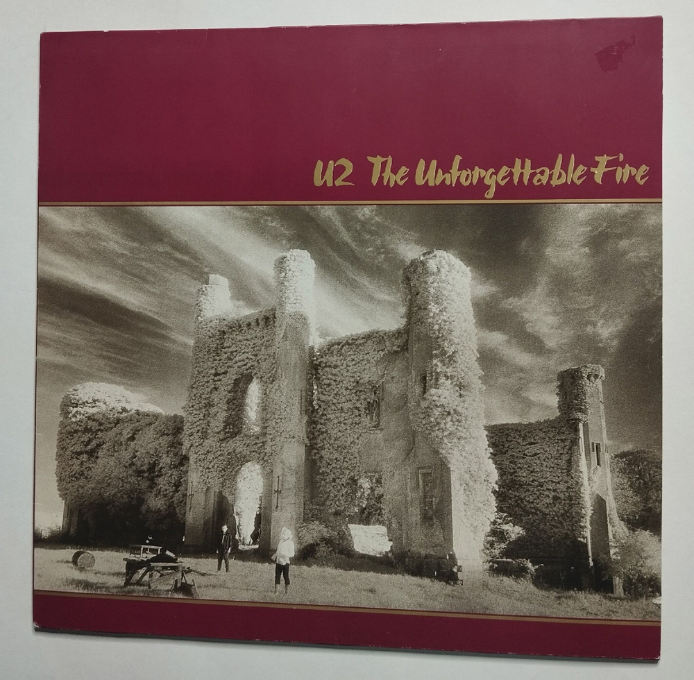 Винтажная виниловая пластинка LP U2 The Unforgettable Fire (Germany 1984)