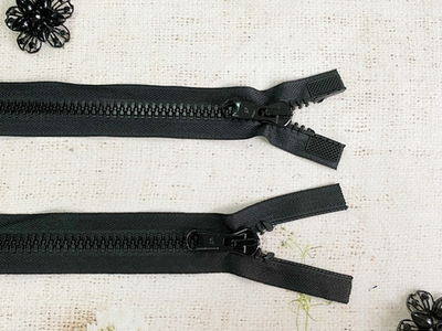 Молнии трактор АРТА-Ф 2080, Латвия, Т8, L 75 см, 2 бегунка, чёрный