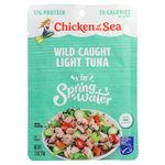 Chicken of the Sea, Дикий светлый тунец в родниковой воде, 70 г (2,5 унции)