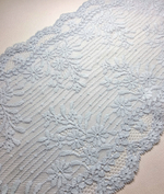 Кружево эластичное светло-голубое К141