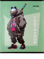 Тетрадь предметная 48л. клетка География «Манга» (Проф-Пресс)